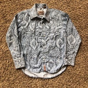 Rafter C Boys Western Shirt size S